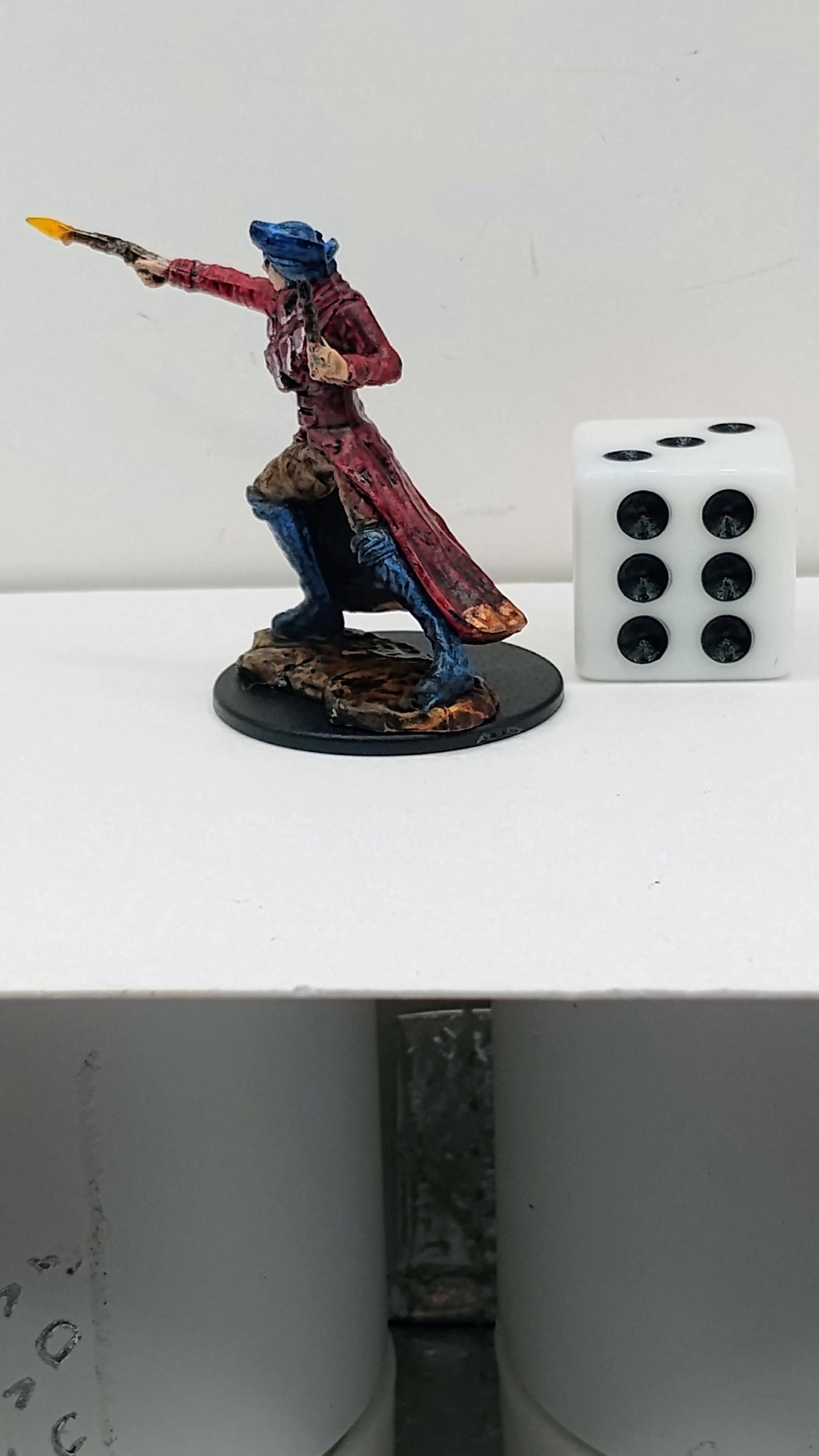 Human Outlaw Art Print: Crimson Coat Renegade