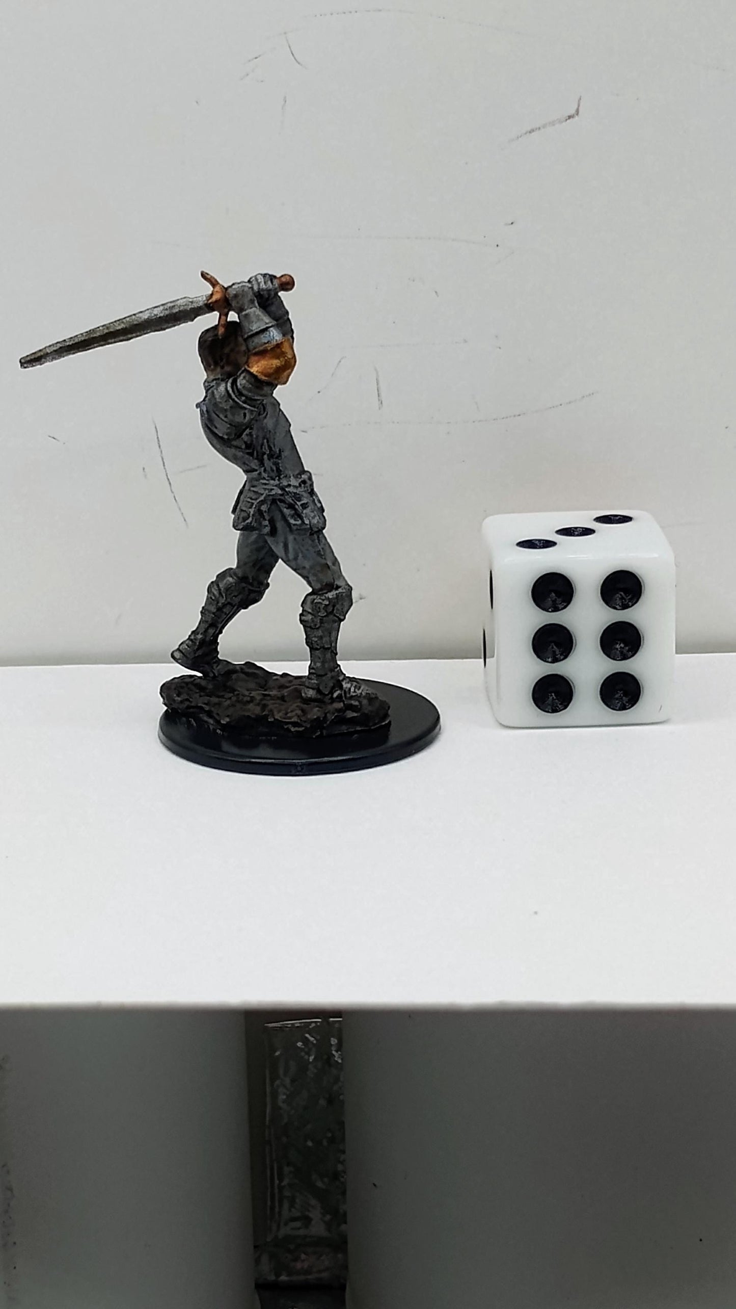 Human Paladin Miniature: Divine Warrior Figurine