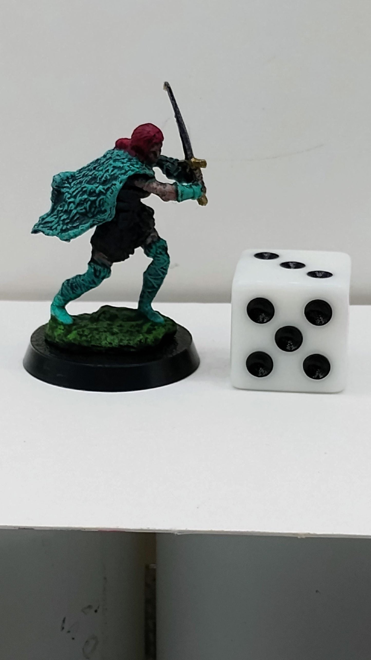 Human Warrior Miniature: Charging with Sword