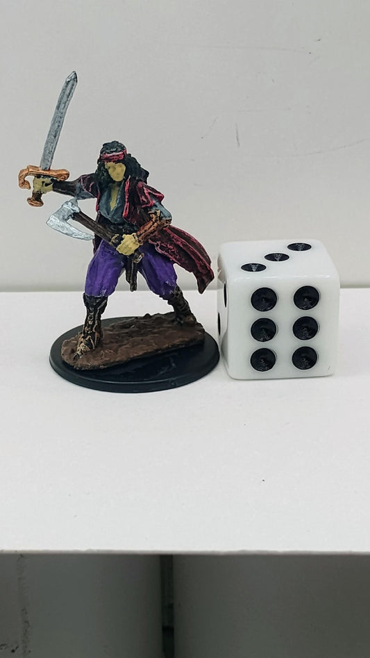 Vampire Hunter Art Print: Crimson & Purple Fantasy Illustration