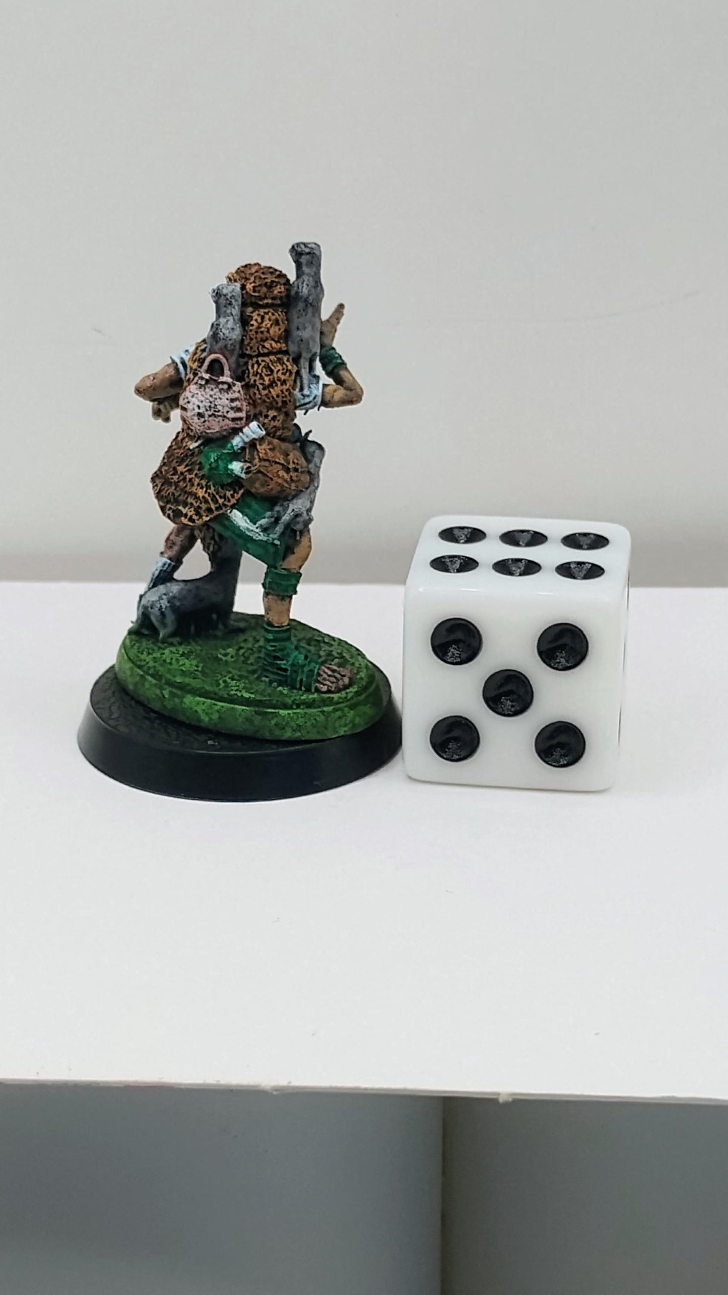 Human Weaselmancer: Forest Witch with Weasel Familiar