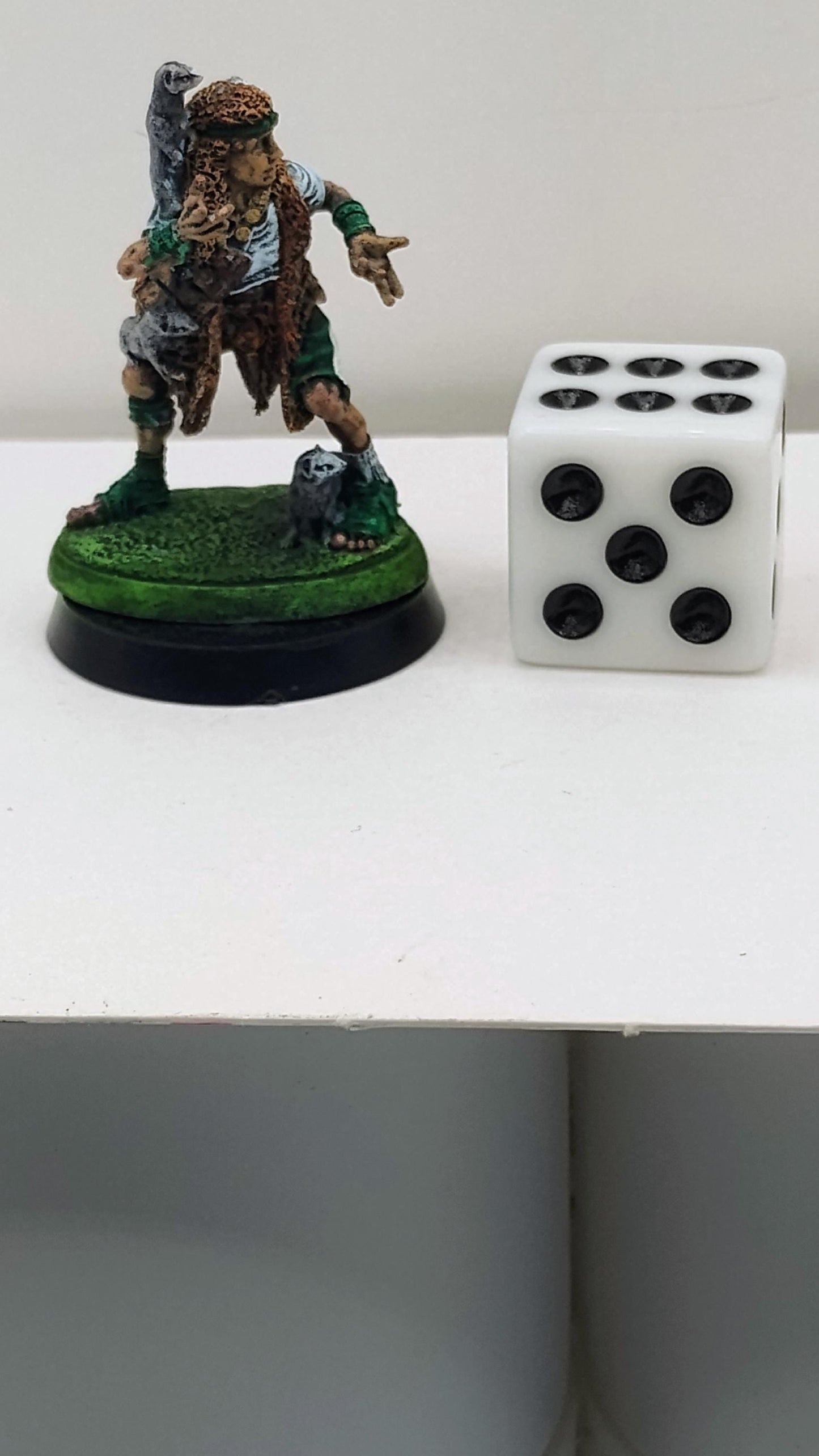 Human Weaselmancer: Forest Witch with Weasel Familiar