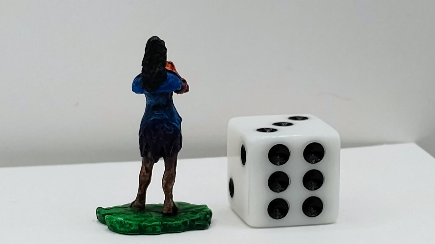 Human Wizard Miniature: D&D Tabletop RPG Figure