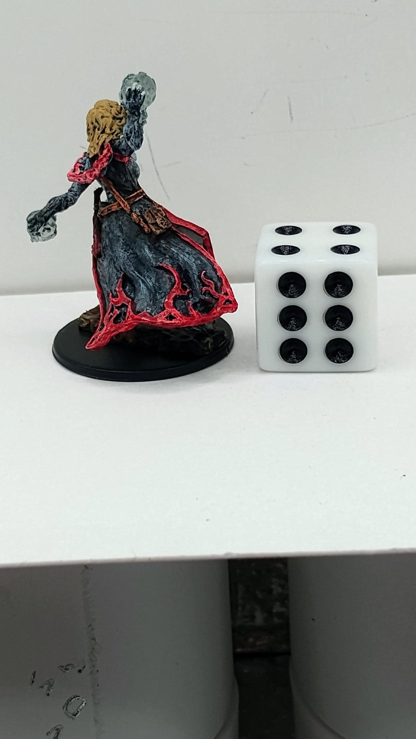 Human Wizard Art Print: Fantasy Battle Magic