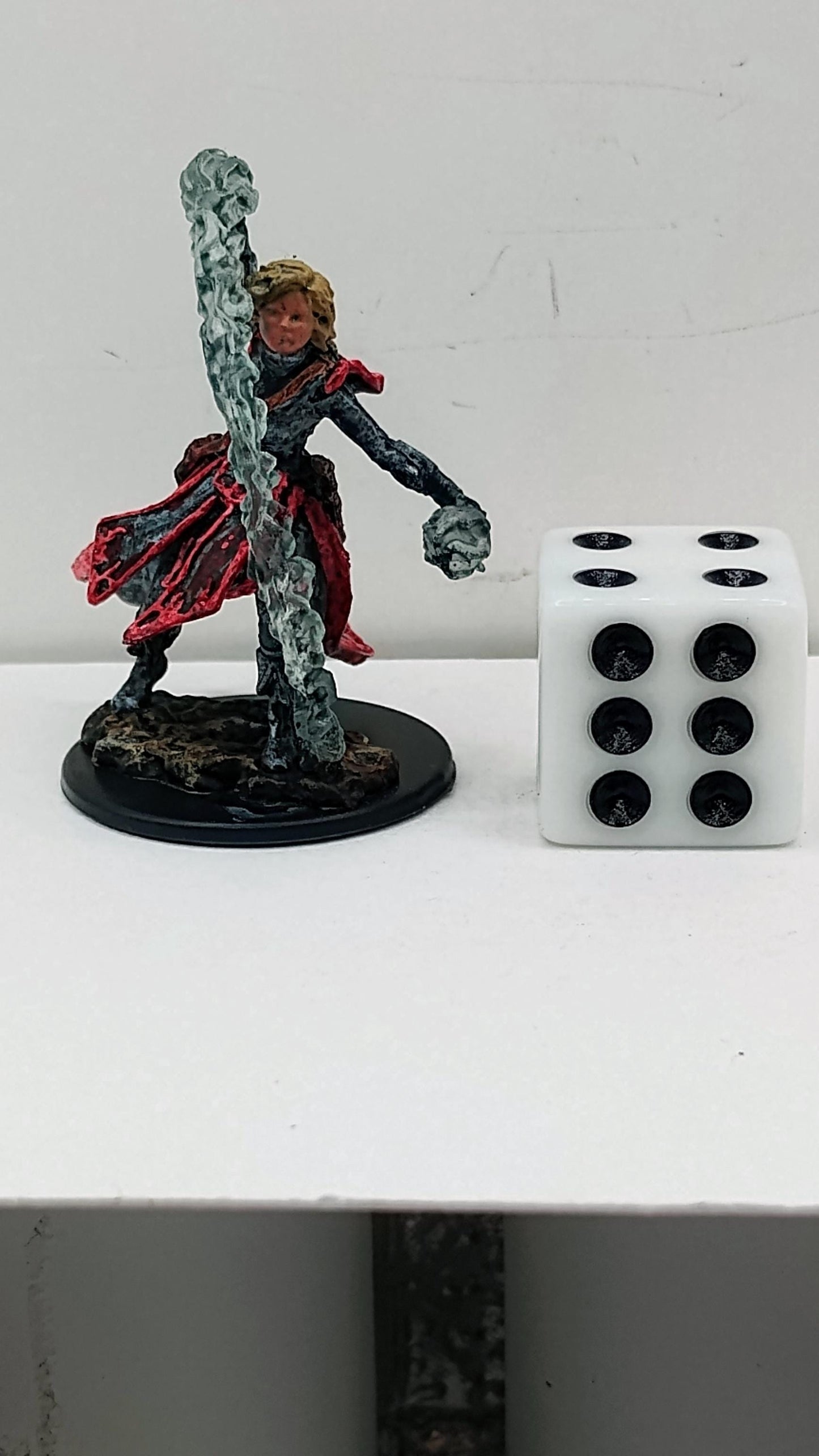 Human Wizard Art Print: Fantasy Battle Magic