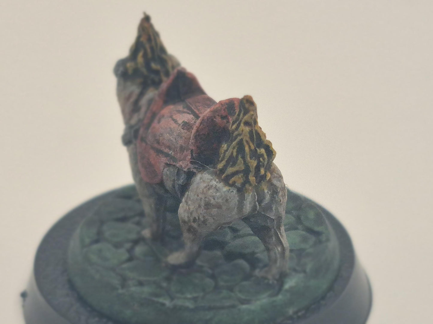 Hell Pug Miniature: Infernal Tabletop RPG Figurine