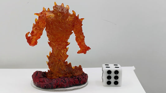 Fire Elemental Miniature: Blazing Infernal Fury