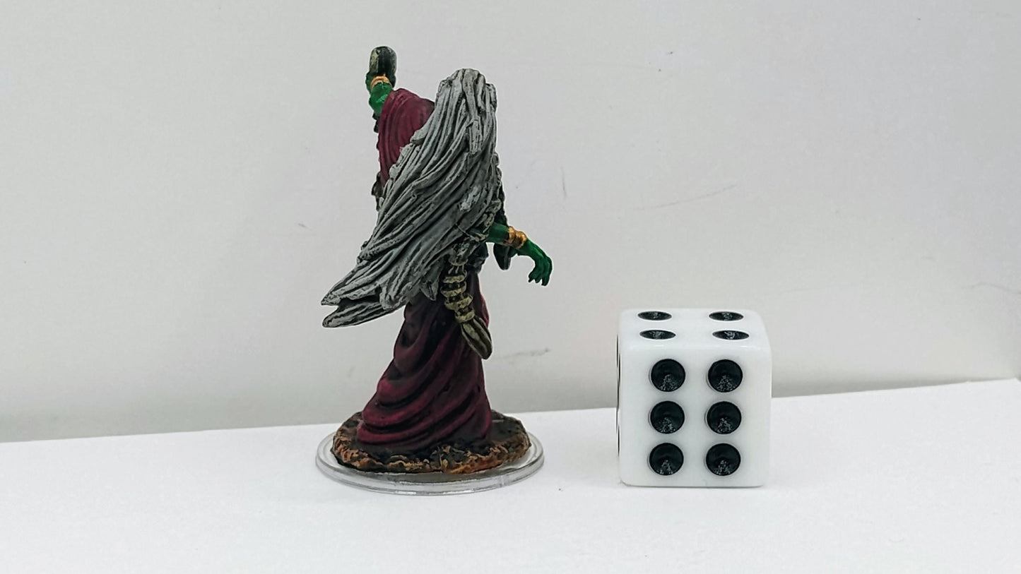 Night Hag Miniature: Bone Talismans, Crimson Rags