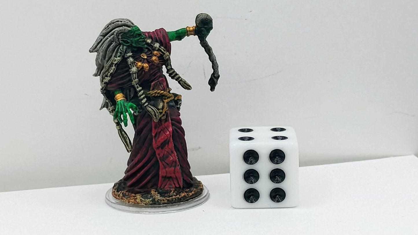 Night Hag Miniature: Bone Talismans, Crimson Rags