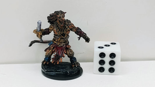 Fierce Nacatl Warrior Art Print: Tribal Jungle Hunter