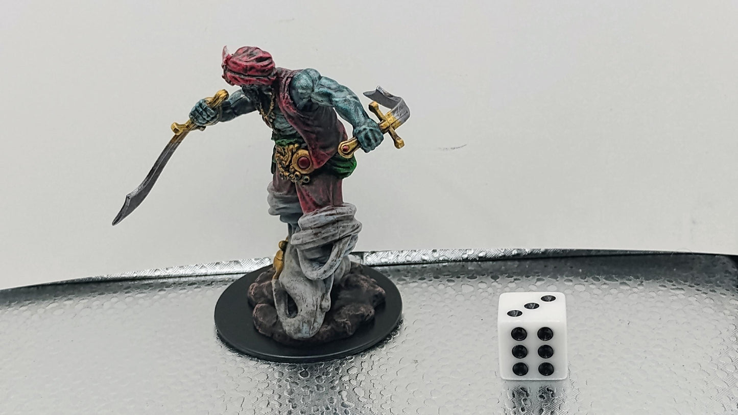 Djinni Art Print: Golden Lamp, Ancient Power