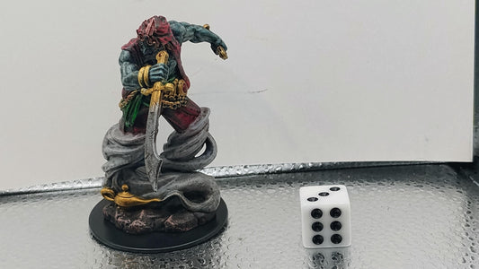 Djinni Art Print: Golden Lamp, Ancient Power