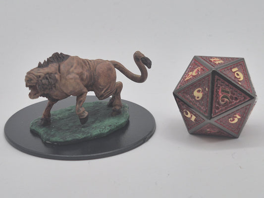 Leucrotta Miniature: Fantasy Tabletop RPG Monster