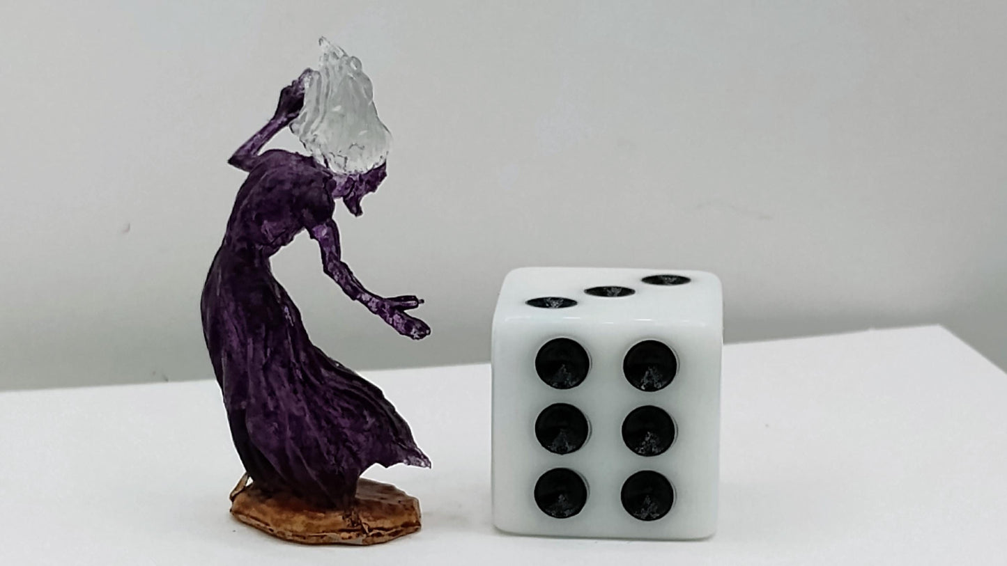 Violet Wraith Figurine: Ghostly Battlefield Miniature