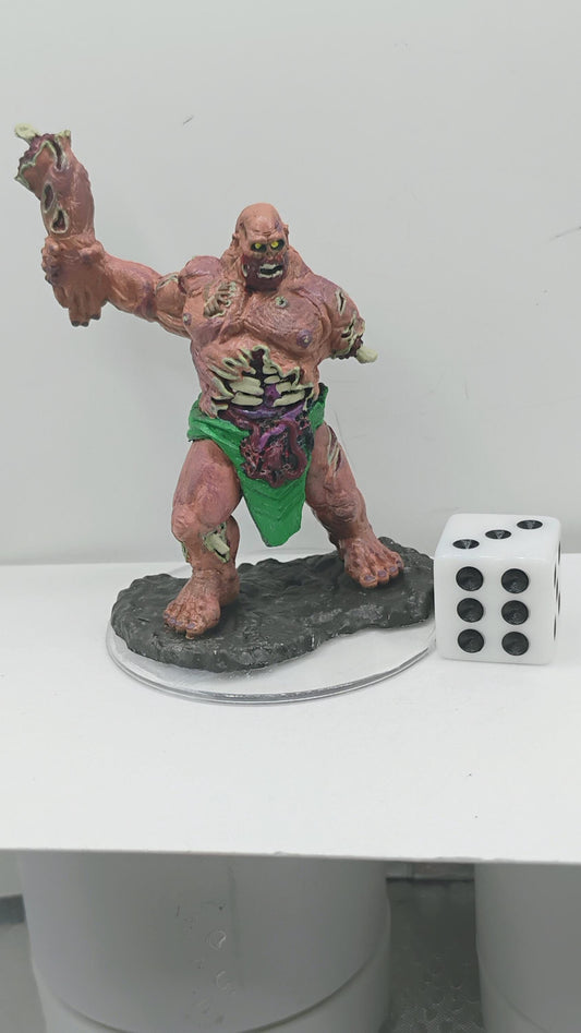 Zombie Brute Miniature: Undead Monster Figurine