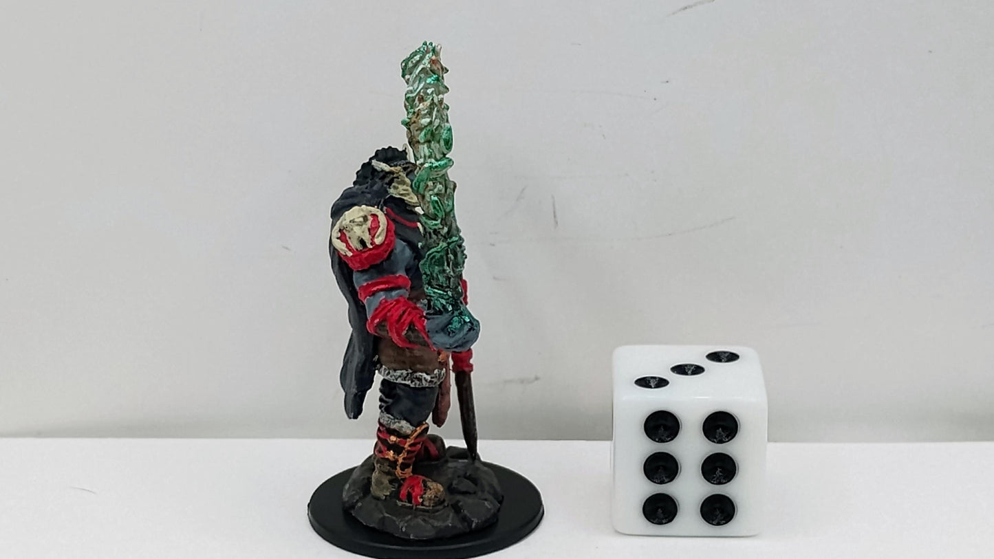 Orc Adventurer: Mystic Warrior with Living Staff