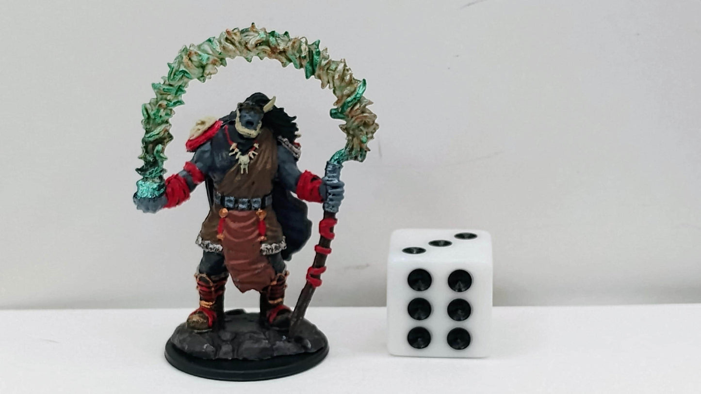 Orc Adventurer: Mystic Warrior with Living Staff