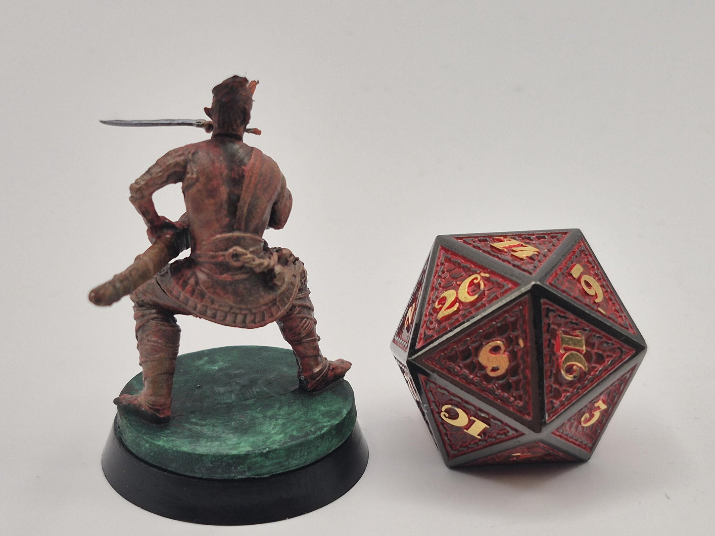 Tiefling Samurai Art Print: Fantasy Warrior