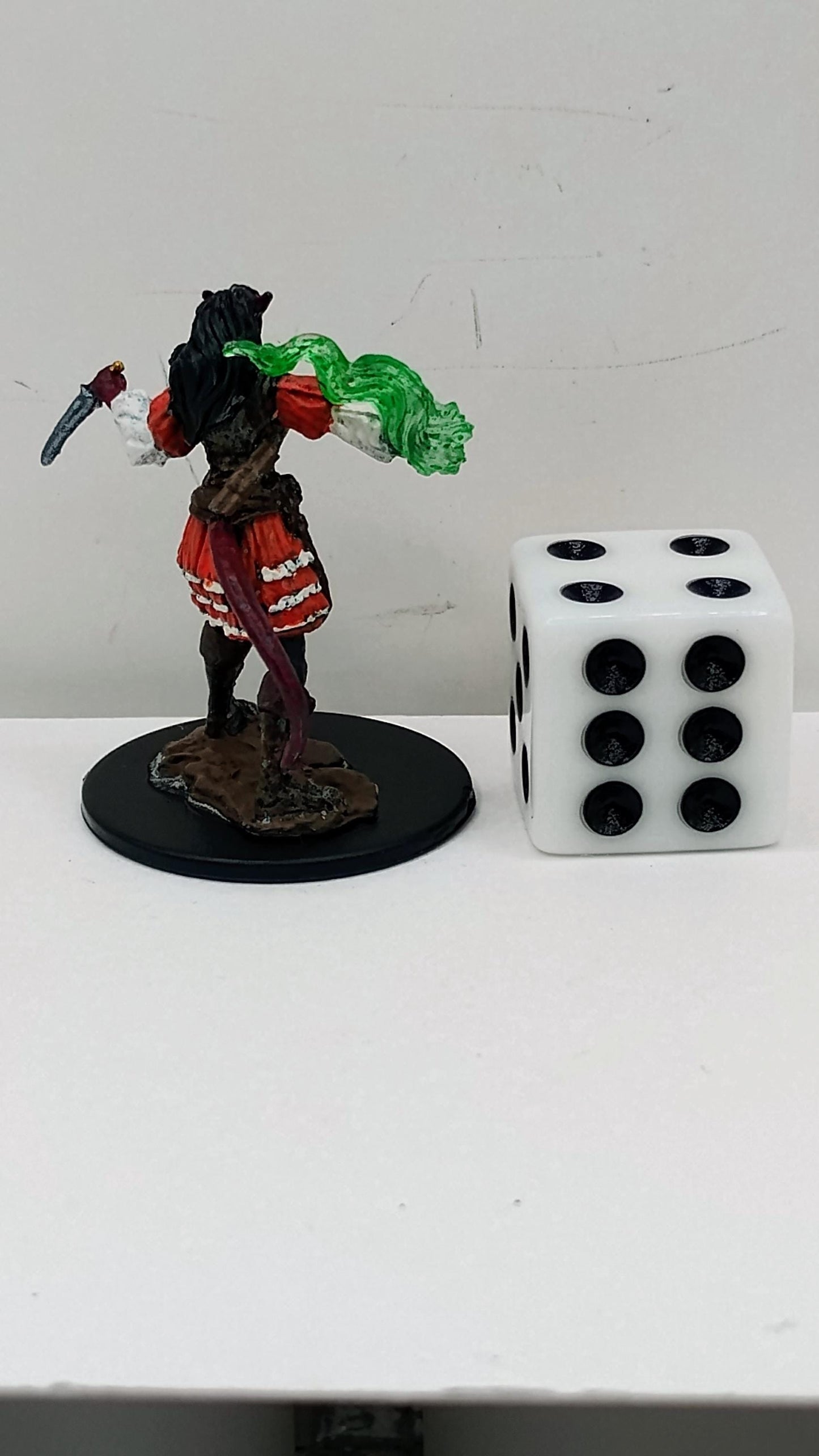 Tiefling Sorcerer Art Print: Fantasy Illustration