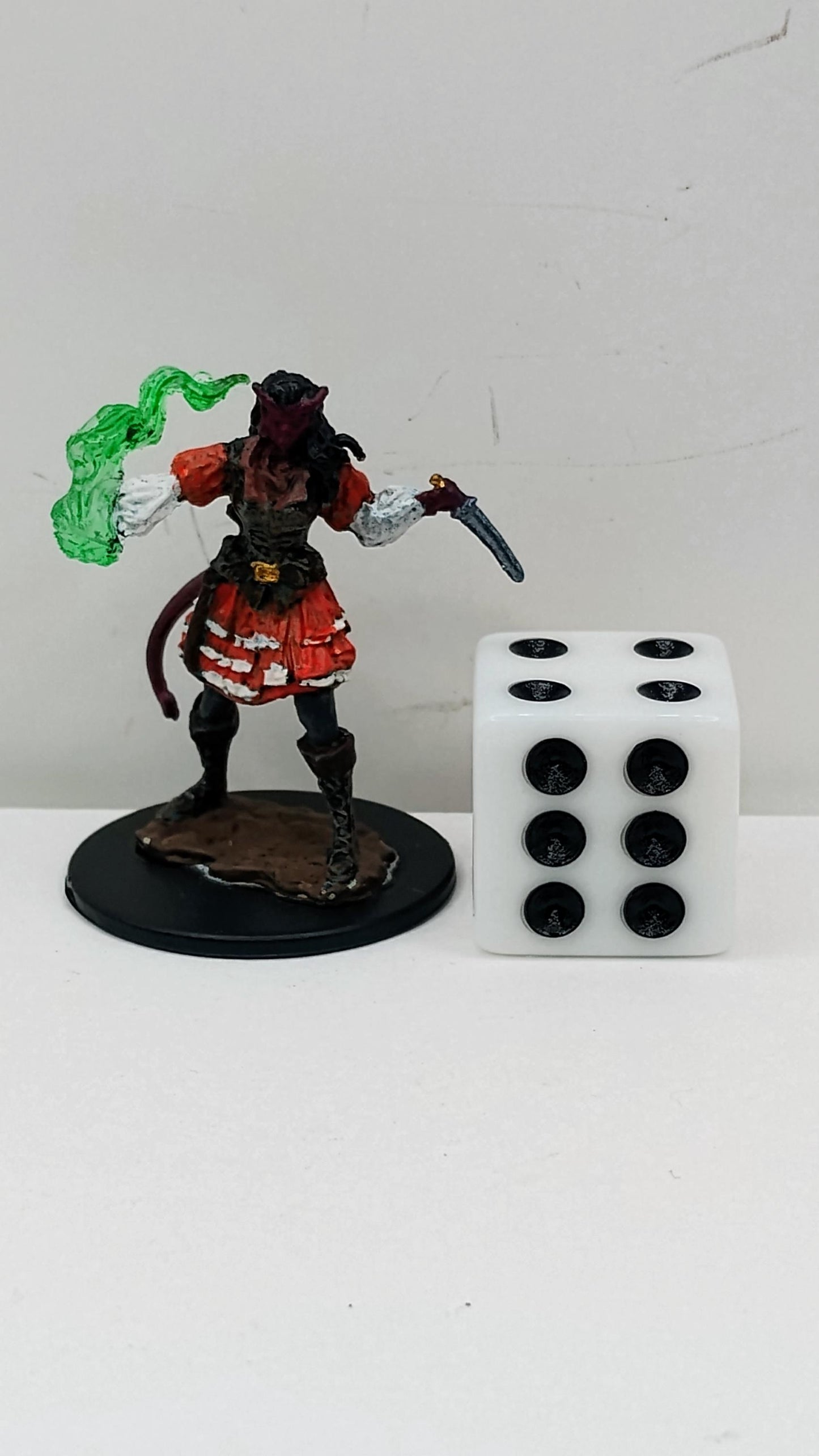 Tiefling Sorcerer Art Print: Fantasy Illustration