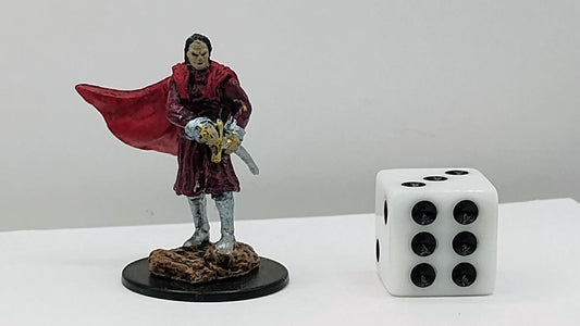 Male Vampire Art Print: Crimson Cloak