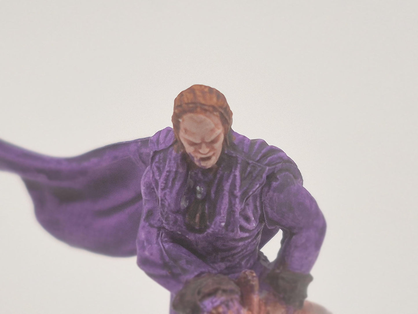 Vampire Art Print: Regal Hunter with Purple Cloak