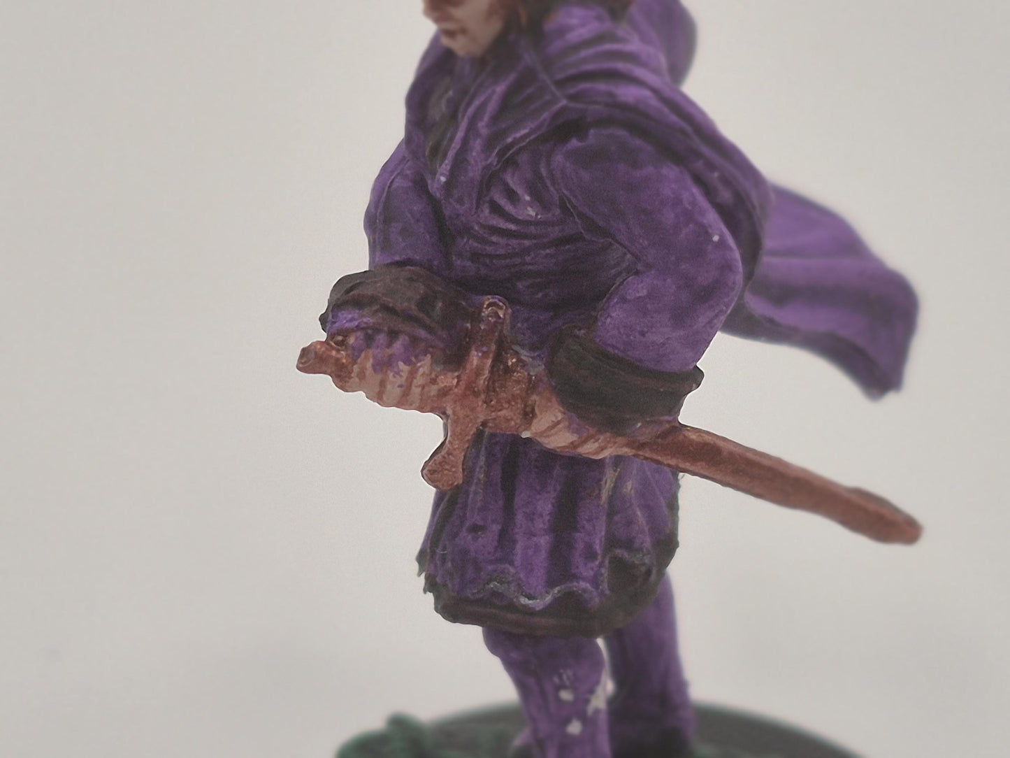 Vampire Art Print: Regal Hunter with Purple Cloak