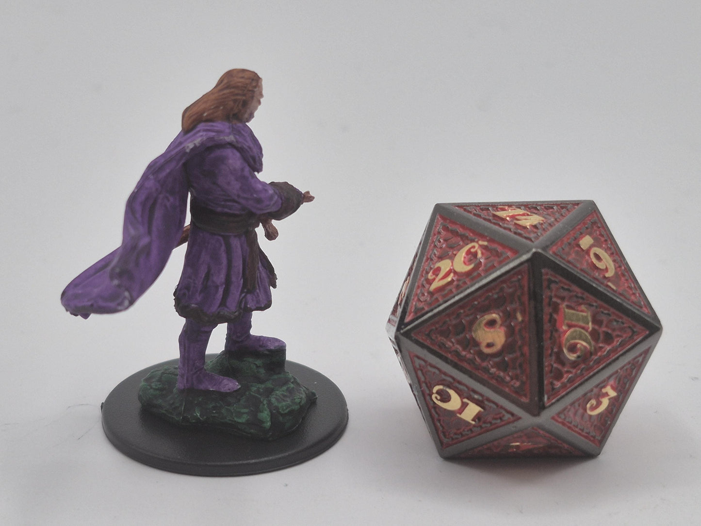 Vampire Art Print: Regal Hunter with Purple Cloak