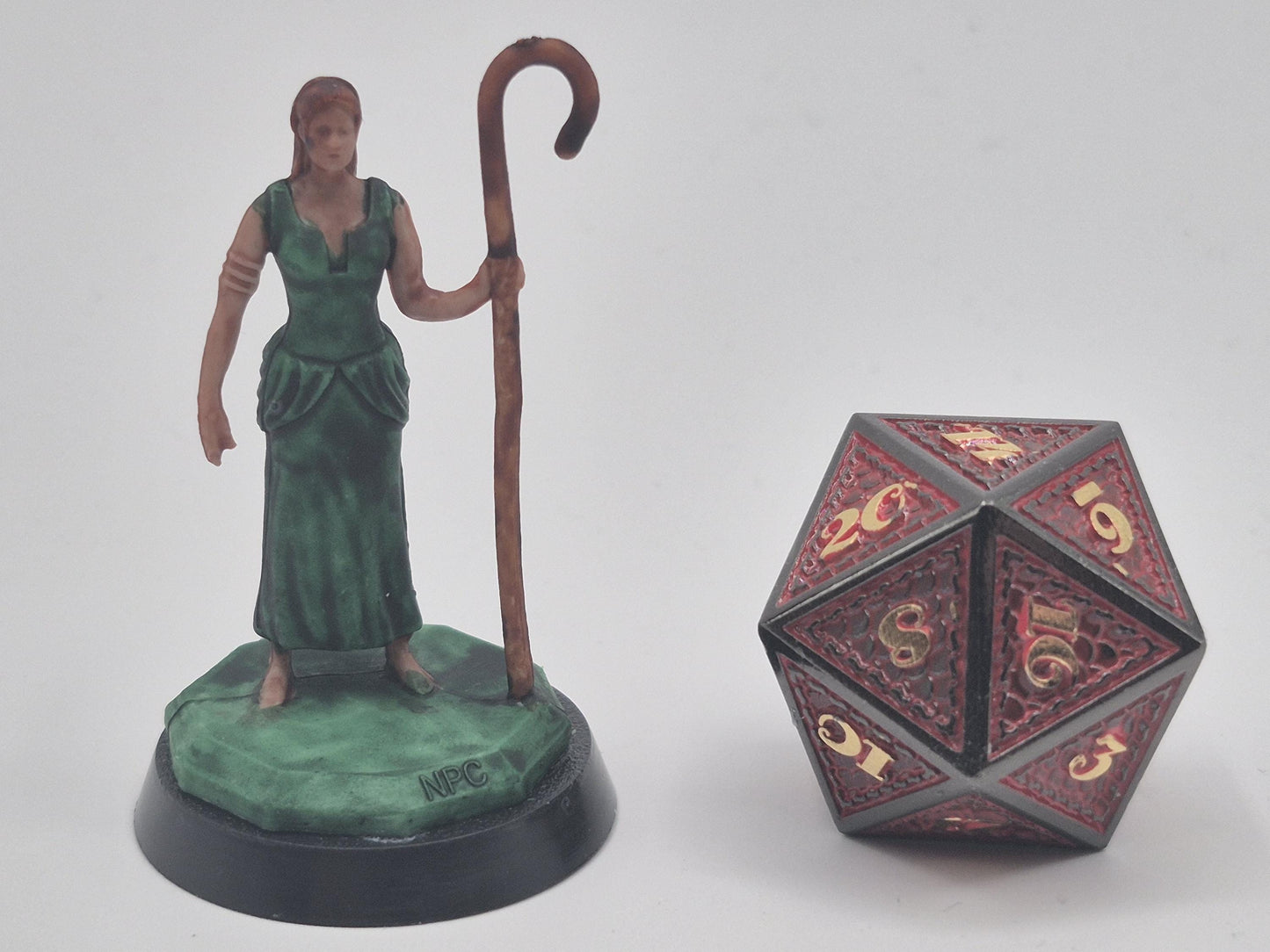 Townsfolk Miniature Figurines Set - 24 Pieces