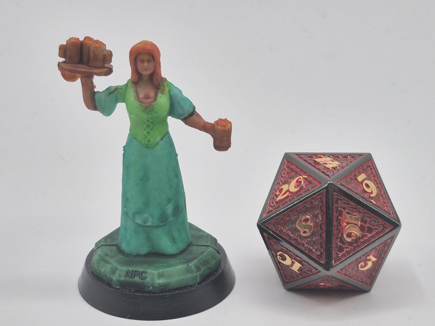 Townsfolk Miniature Figurines Set - 24 Pieces