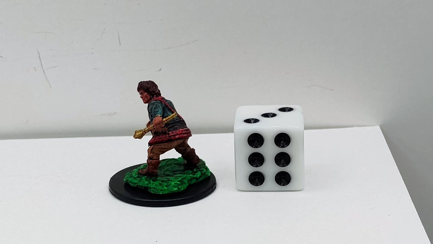 Halfling Rogue Miniature: Dungeons and Dragons RPG Figure