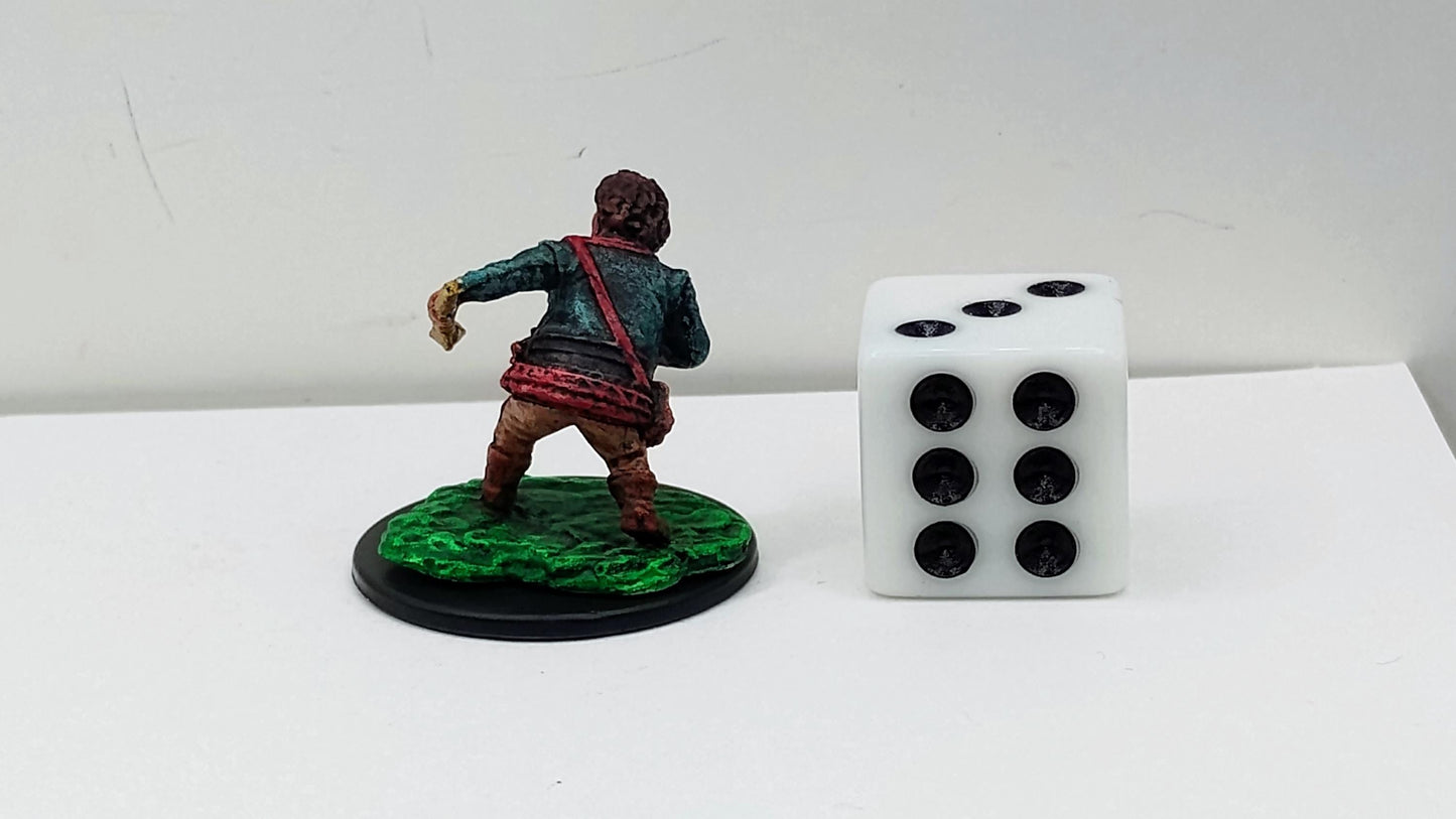 Halfling Rogue Miniature: Dungeons and Dragons RPG Figure