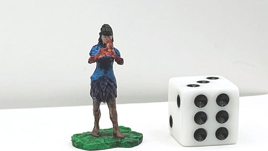 Human Wizard Miniature: D&D Tabletop RPG Figure