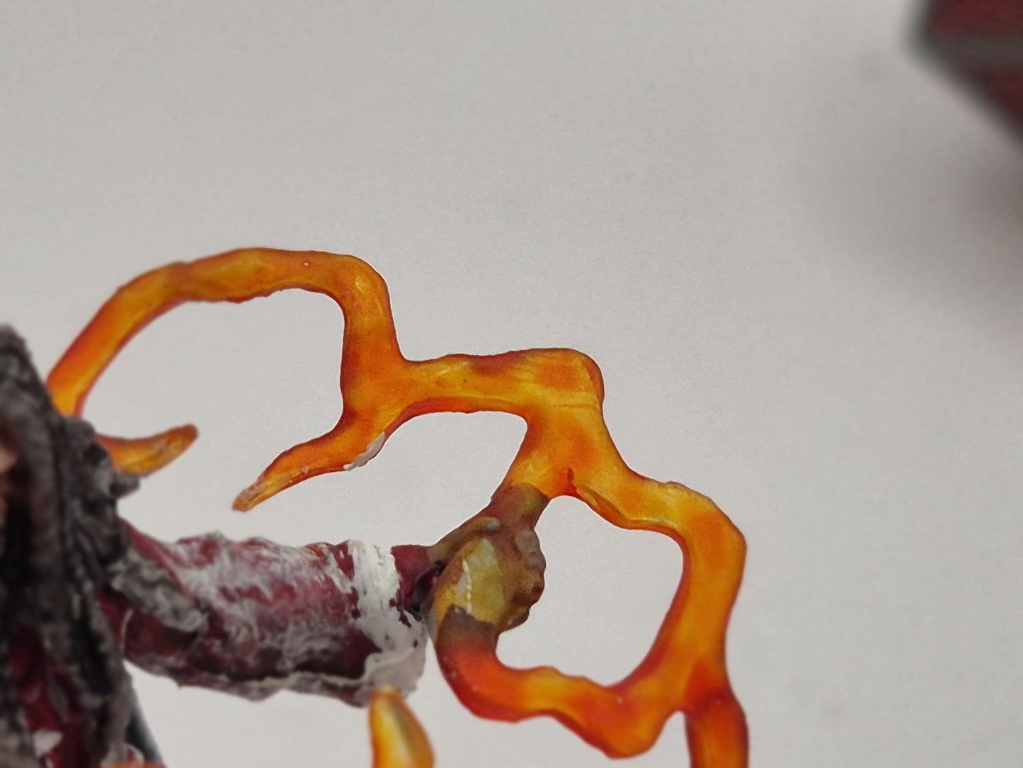 Human Sorcerer Miniature: Uncontained Magical Fury