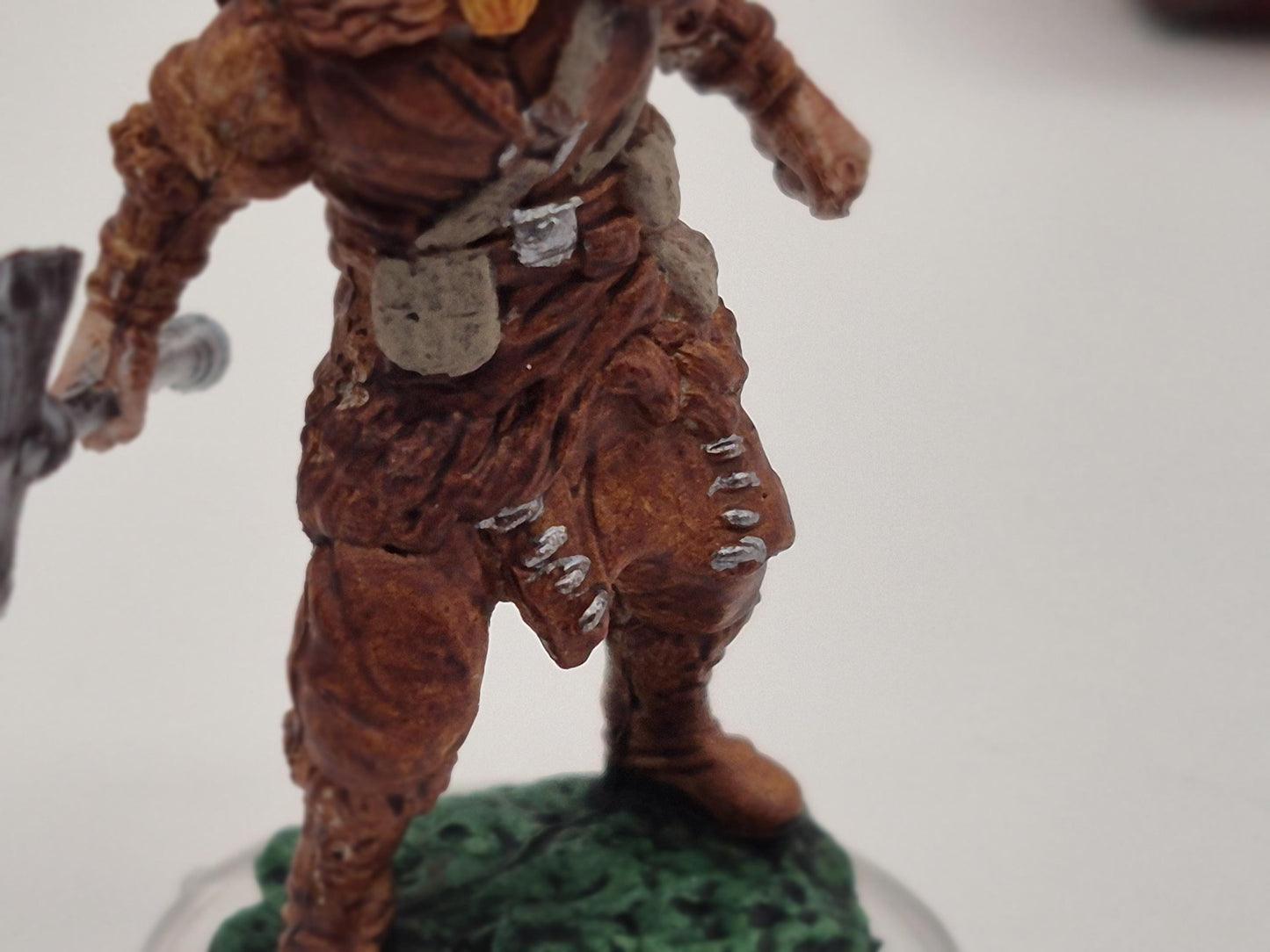 Human Barbarian Miniature: Double-Headed Axe, Fury of the Battlefield