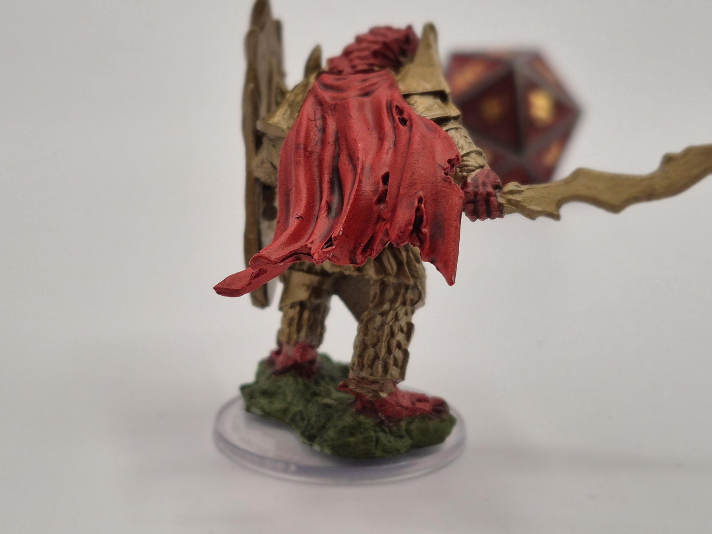 Golden Armor Dragonborn Fighter Miniature