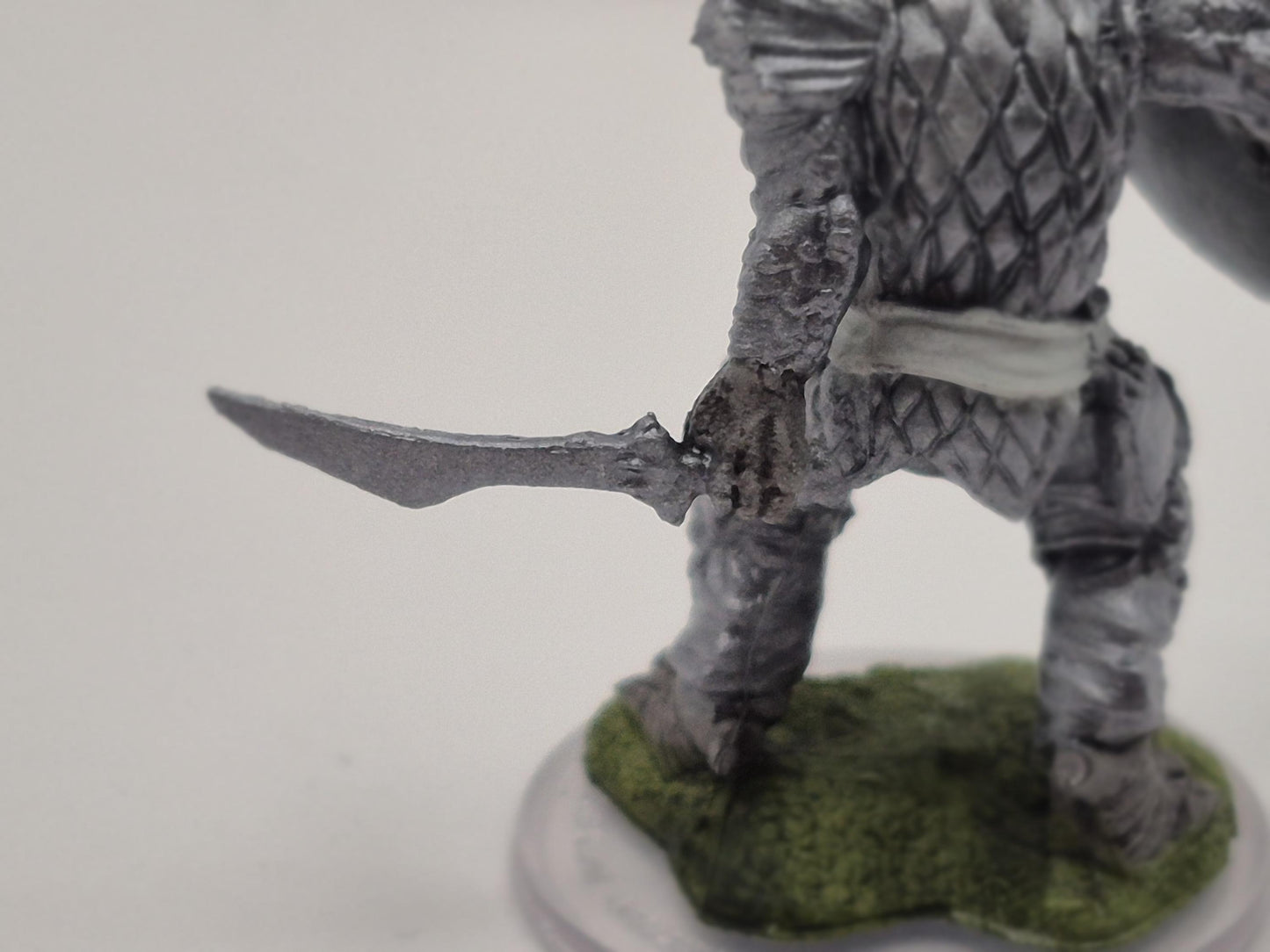 Dragonborn Fighter Miniature, Steel Clad Warrior