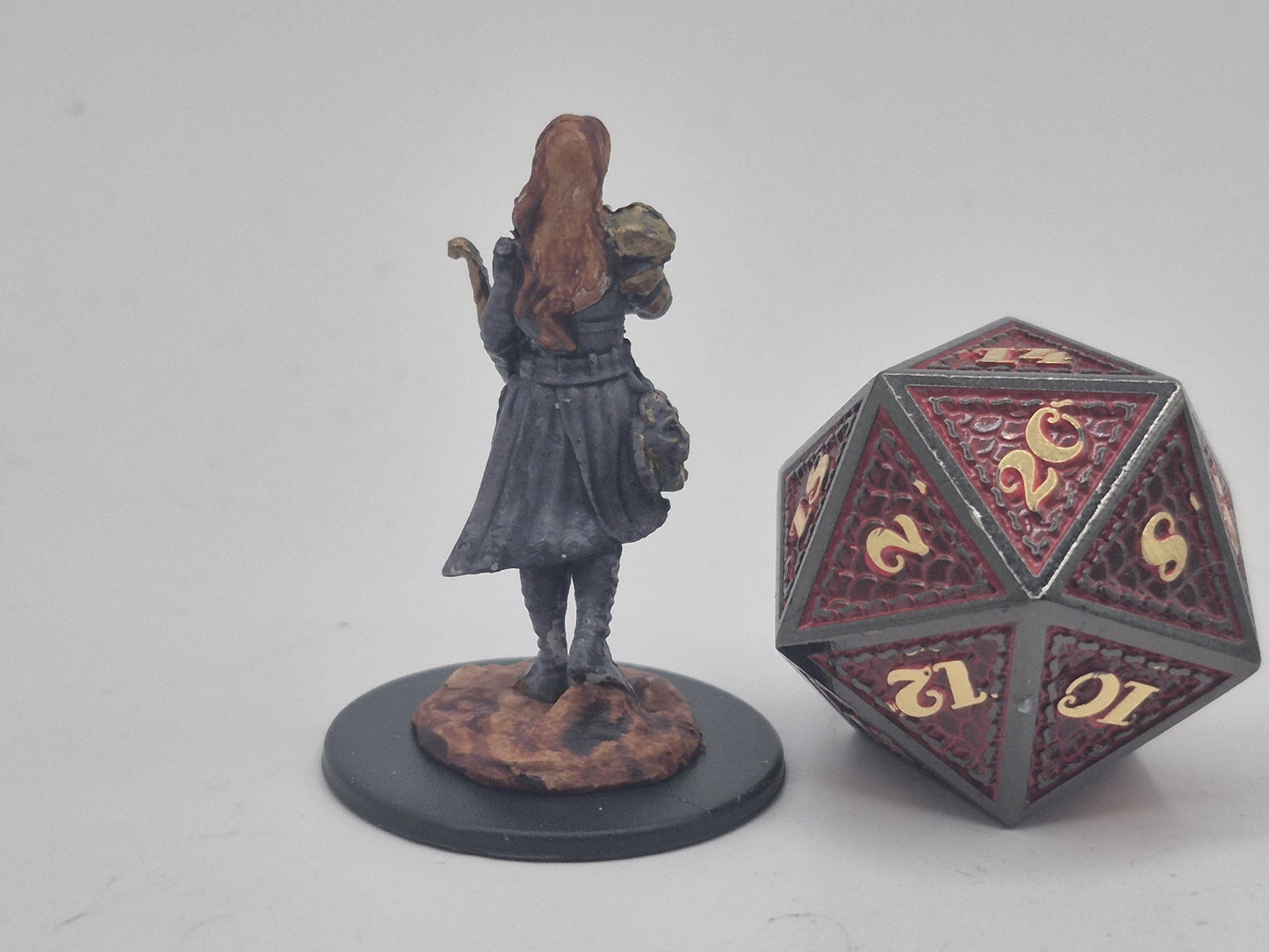 Yuan-Ti Adventurer Miniature: Serpentine Warrior with Golden Instrument