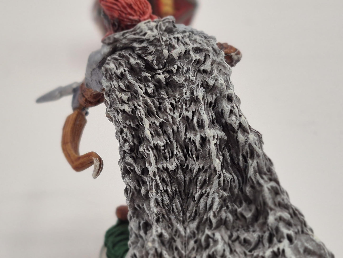 Firbolg Ranger Mini with axe and wolf hide